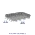 Top Paw® Plush Gray Crate Mat For Optimal Dog Comfort, Machine Washable image thumbnail 3