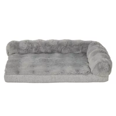 Top Paw® Plush Gray Crate Mat For Optimal Dog Comfort, Machine Washable - Image 1