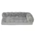 Top Paw® Plush Gray Crate Mat For Optimal Dog Comfort, Machine Washable image thumbnail 1