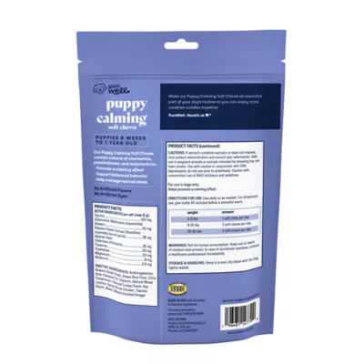 YumWell Puppy Calming Dog Soft Chews, Stress & Anxiety Support, Turkey Flavor, 90 ct - Image 6