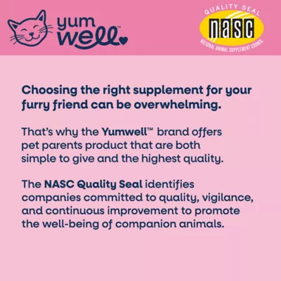 YumWell Cat Calming Chew Supplement, Stress & Anxiety Relief, Bacon Flavor Soft Chews, 60 Count - Image 4