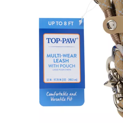 Top Paw® Multi-Wear Dog Leash with Pouch, Walking Dog Leash - Image 7