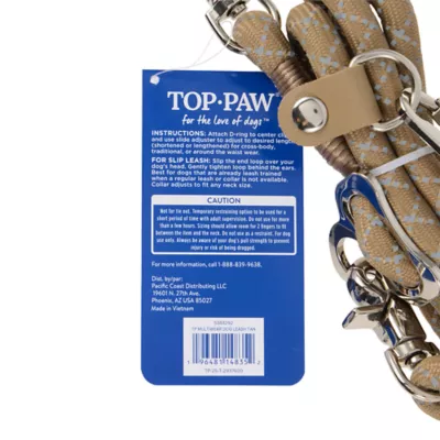Top Paw® Multi-Wear Dog Leash with Pouch, Walking Dog Leash - Image 8