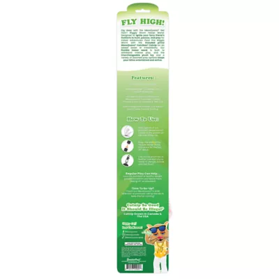 Meowijuana Get Flyin Wiggly Wonder Worm Refillable Catnip Toy Teaser Promotes Play and Cat Health - Image 2