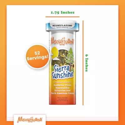 Meowijuana Sierra Sunshine Catnip Blend Promotes Play and Cat Health - Image 4