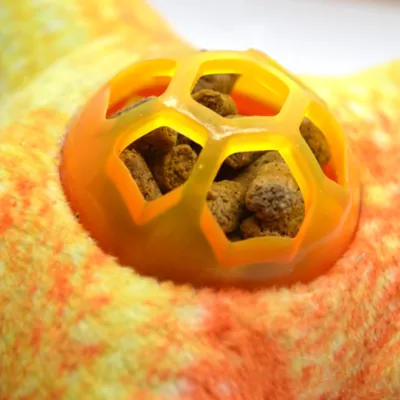 Meowijuana Knock N' Nibble Starfish Refillable Treat Dispensing Cat Toy Promotes Play & Health - Image 6