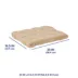 Top Paw® Plush Tan Crate Mat For Optimal Dog Comfort, Machine Washable image thumbnail 3