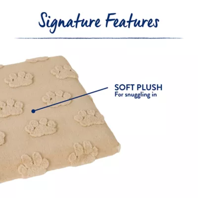 Top Paw® Plush Tan Crate Mat For Optimal Dog Comfort, Machine Washable - Image 4