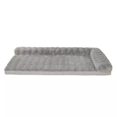 Top Paw® Plush Gray Crate Mat For Optimal Dog Comfort, Machine Washable - Image 1