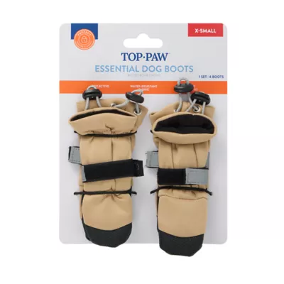 Top Paw® Essential Dog Boots, Multiple Colors & Sizes, Black/Tan, XS-XXL - Image 7