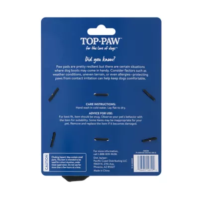 Top Paw® Essential Dog Boots, Multiple Colors & Sizes, Black/Tan, XS-XXL - Image 8