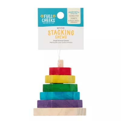 Full Cheeks® Small Pet Wood Stacking Chew - Image 4