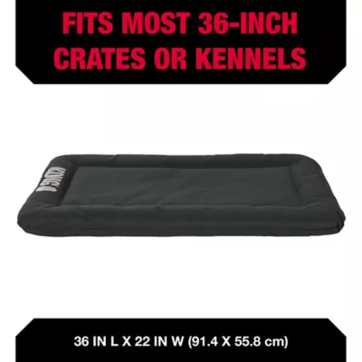 Kong® Durable Crate Mat Engineered For Strength & Durability, Water-Repellent Shell, Black - Image 3