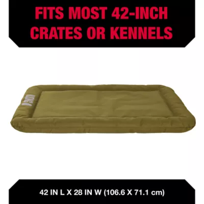 Kong® Durable Crate Mat Engineered For Strength & Durability, Water-Repellent Shell, Olive - Image 3