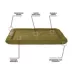 Kong® Durable Crate Mat Engineered For Strength & Durability, Water-Repellent Shell, Olive image thumbnail 4