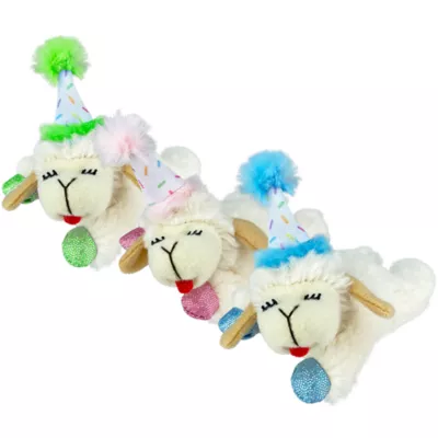 Multipet® Lamb Chop Birthday Cat Toy - Image 1