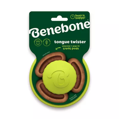 Benebone® Tongue Twister Rubber Dog Treat Toy - Image 1