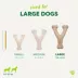 Benebone® Green Plant Based Wishbone Chew Dog Toy, Moderate Chewers image thumbnail 4