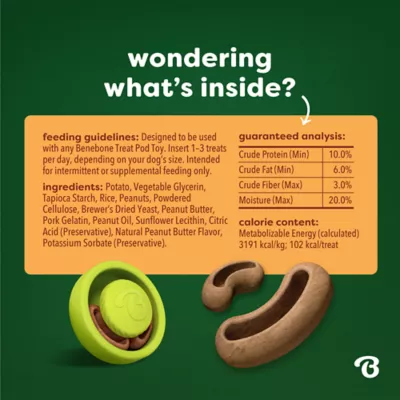 Benebone® Treat Pod Refills for Interactive Dog Toys, Peanut Butter Flavor - Image 7