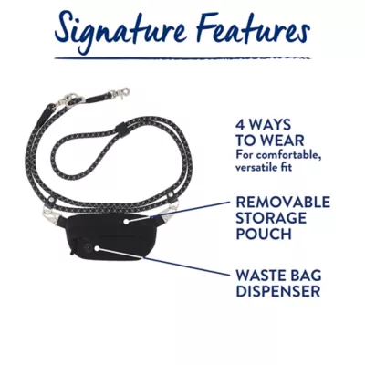 Top Paw® Multi-Wear Dog Leash with Pouch, Walking Dog Leash - Image 3