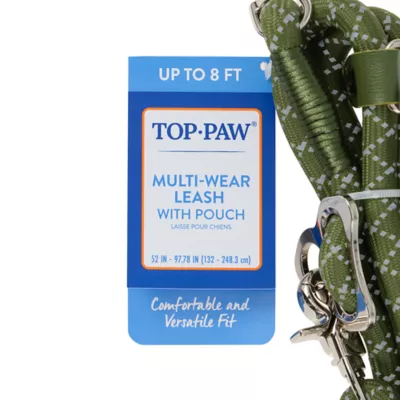 Top Paw® Multi-Wear Dog Leash with Pouch, Walking Dog Leash - Image 7