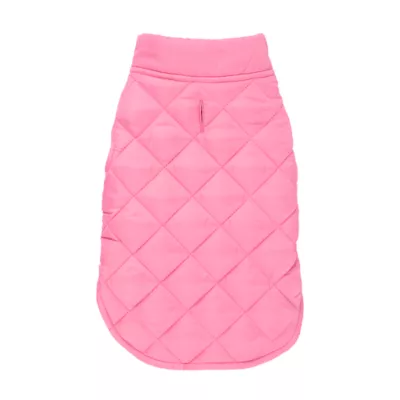 Top Paw® Dog Puffer Coat, Multiple Colors & Sizes, Pink/Grey/Green/Brown, XXS-XL - Image 2