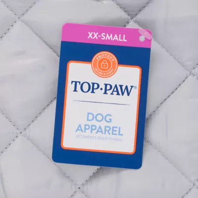 Top Paw® Dog Puffer Coat, Multiple Colors & Sizes, Pink/Grey/Green/Brown, XXS-XL - Image 4