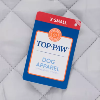 Top Paw® Dog Puffer Coat, Multiple Colors & Sizes, Pink/Grey/Green/Brown, XXS-XL - Image 4