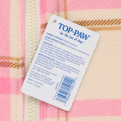 Top Paw® Step In Dog Jacket, Multiple Colors & Sizes, Teal/Pink/Grey/Brown/Blue, XS-XL - Image 5