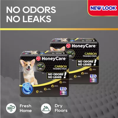 Honey Care Super Absorbant Dog Training Pads W/ Carbon Technology For Odor Elimination, Large-100 Ct - Image 3