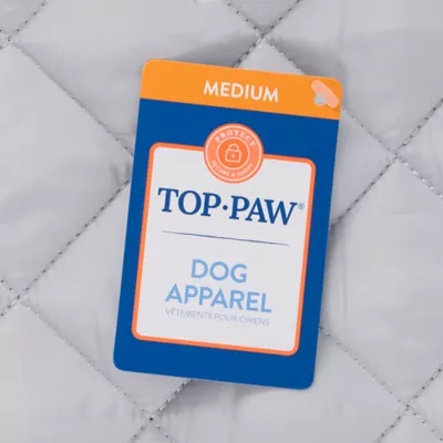 Top Paw® Dog Puffer Coat, Multiple Colors & Sizes, Pink/Grey/Green/Brown, XXS-XL - Image 4