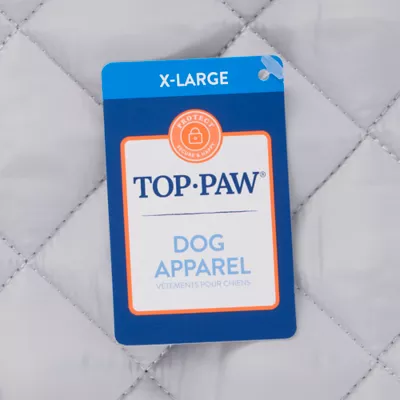 Top Paw® Dog Puffer Coat, Multiple Colors & Sizes, Pink/Grey/Green/Brown, XXS-XL - Image 4