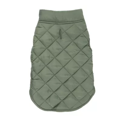 Top Paw® Dog Puffer Coat, Multiple Colors & Sizes, Pink/Grey/Green/Brown, XXS-XL - Image 2