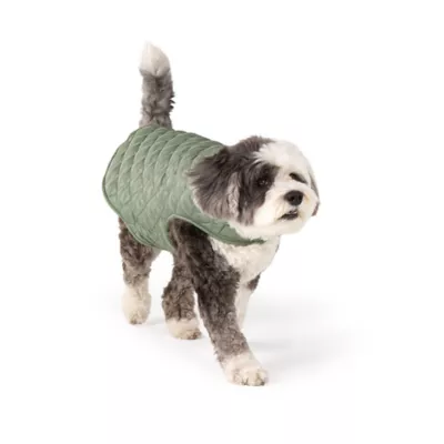 Top Paw® Dog Puffer Coat, Multiple Colors & Sizes, Pink/Grey/Green/Brown, XXS-XL - Image 1