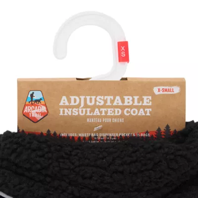 Arcadia Trail® Black Adjustable Dog Coat, Multiple Sizes, XS-XXL - Image 7
