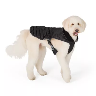 Arcadia Trail® Black Adjustable Dog Coat, Multiple Sizes, XS-XXL - Image 1