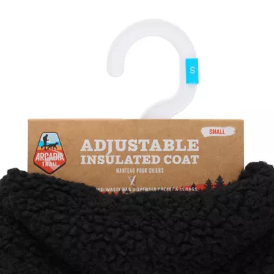 Arcadia Trail® Black Adjustable Dog Coat, Multiple Sizes, XS-XXL - Image 7
