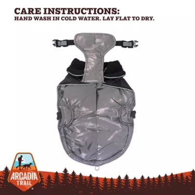 Arcadia Trail® Black Adjustable Dog Coat, Multiple Sizes, XS-XXL - Image 4