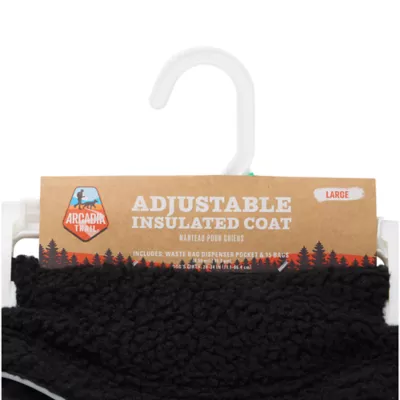 Arcadia Trail® Black Adjustable Dog Coat, Multiple Sizes, XS-XXL - Image 6