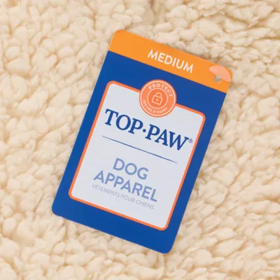 Top Paw® Dog Bear Hoodie, Multiple Colors & Sizes, Cream/Pink/Grey/Brown, XS-XL - Image 4