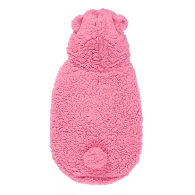 Top Paw® Dog Bear Hoodie, Multiple Colors & Sizes, Cream/Pink/Grey/Brown, XS-XL - Image 2