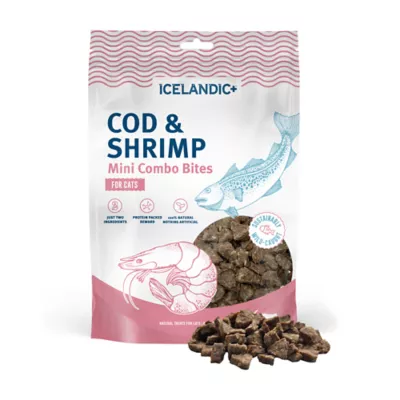 Icelandic+ Mini Combo Bites Sustainably Wild-Caught Cat Treats - Cod & Shrimp, 1.7 oz - Image 3