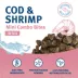 Icelandic+ Mini Combo Bites Sustainably Wild-Caught Cat Treats - Cod & Shrimp, 1.7 oz image thumbnail 6