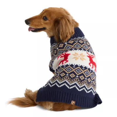 HOTEL DOGGY® Fairisle Turtleneck Dog Sweater - Image 1