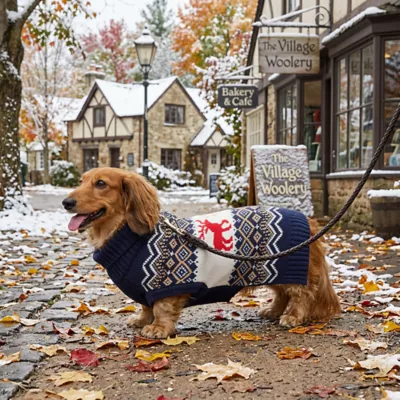 HOTEL DOGGY® Fairisle Turtleneck Dog Sweater - Image 7