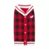 HOTEL DOGGY® Dog Plaid Sweater Cardigan image thumbnail 4