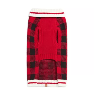 HOTEL DOGGY® Dog Plaid Sweater Cardigan - Image 6