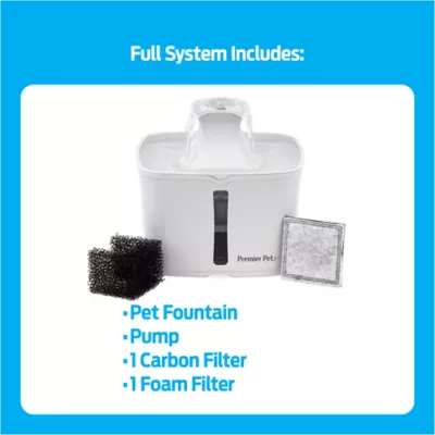 Premier Pet® 60 oz. Pet Fountain, Black - Image 6