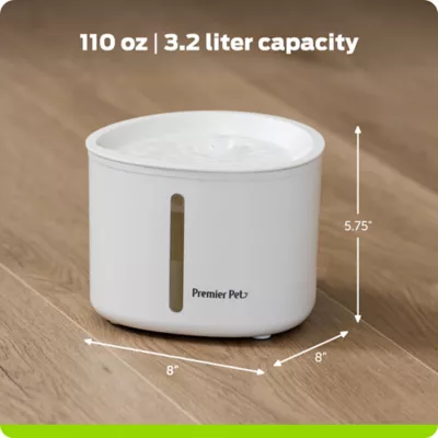 Premier Pet® 110 oz. Pet Fountain, White - Image 6