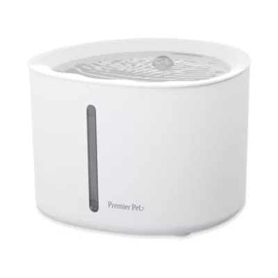 Premier Pet 54 oz. Pet Fountain, White - Image 1